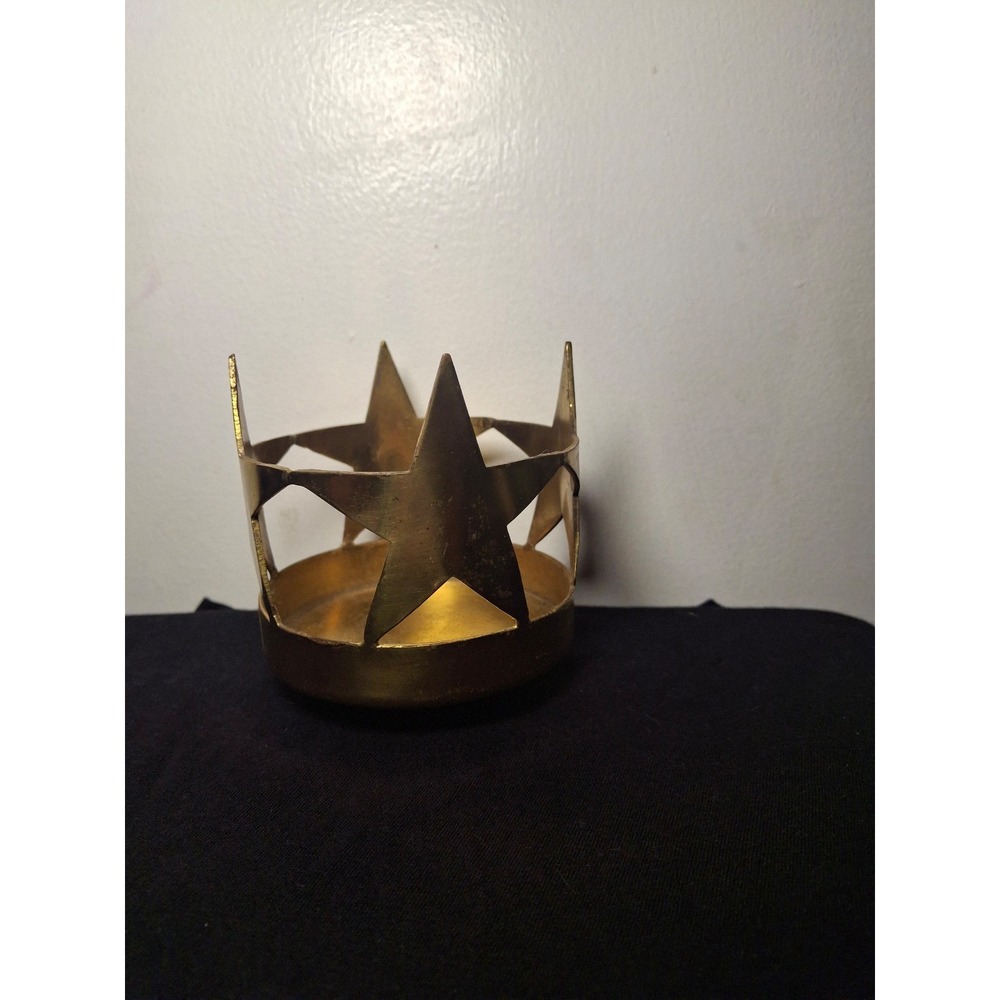 Golden star candleholder‎